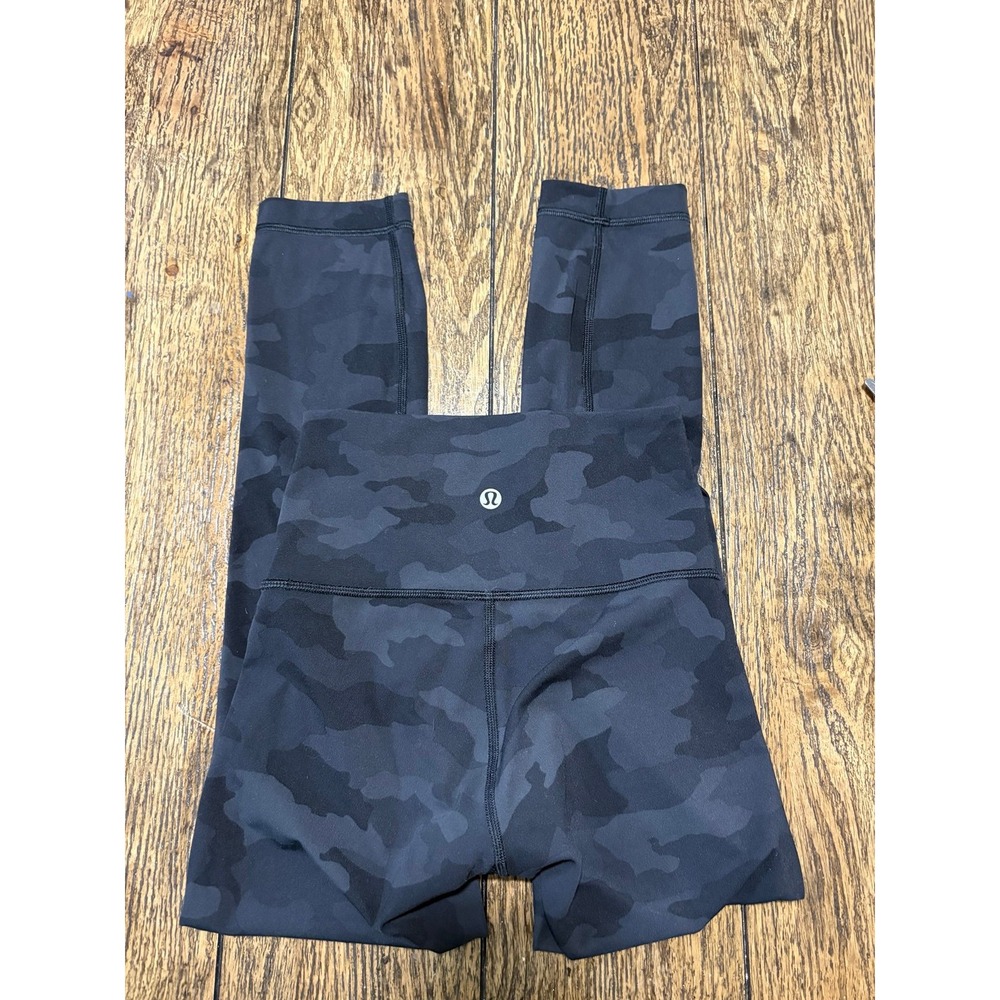 Lululemon Wunder Under Crop High-Rise *Full-On Luxtreme 23" Grey Camo